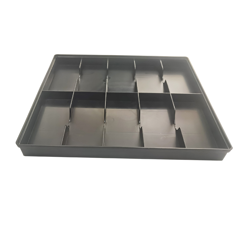 YP-C324 ESD Storage Electronics Tray /315*285*28mm Antistatic ESD Conductive Tray With Compartment