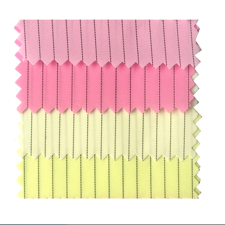 Antistatic ESD Cleanroom Coverall and Protective Fabric 60inches Width 99% Polyester 1% Carbon Fiber