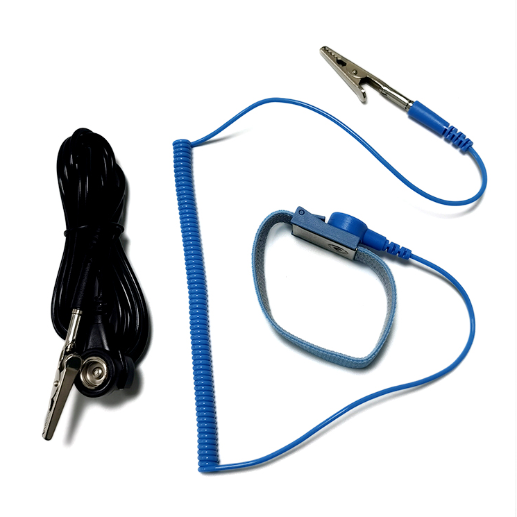 Free Sample Durable Industrial Black Color ESD Antistatic Wire for Wrist Strap ESD Wrist Strap, Grounding Cord & Accessories